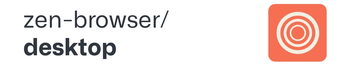 Zen Browser Desktop Interface